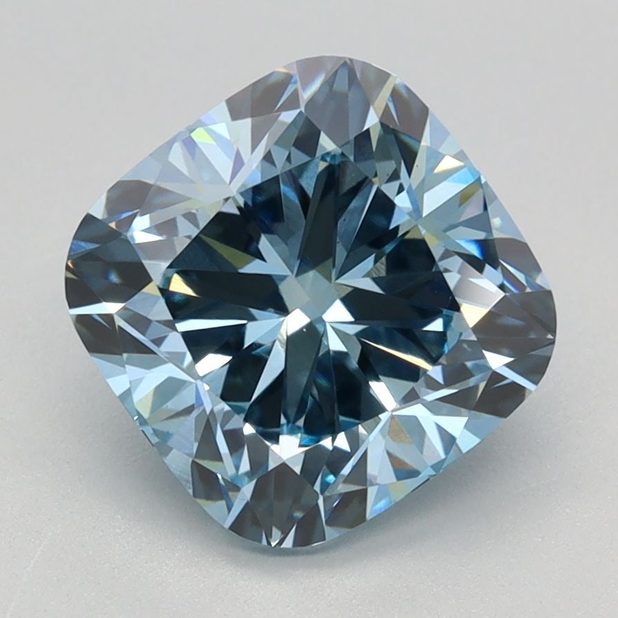 Loose Diamond - CUSHION BRILLIANT 2.58ct Fancy Intense Blue VS1 (1 of 1)