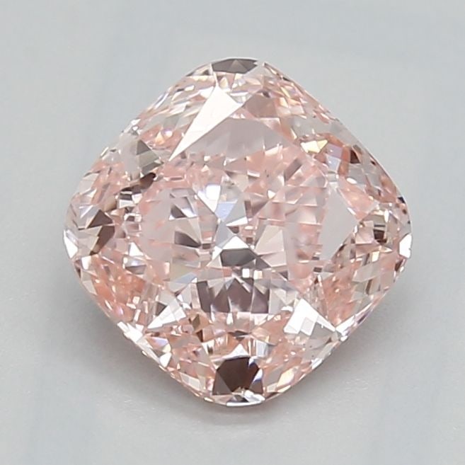 Loose Diamond - CUSHION BRILLIANT 0.93ct Fancy Vivid Pink VS2: Loose Diamond - CUSHION BRILLIANT 0.93ct Fancy Vivid Pink VS2 Source: This is a real non-mined Diamond that has been grown in a lab Shape: CUSHION BRILLIANT Carats: 0.93 Color: Fancy Vivid Pink Certif