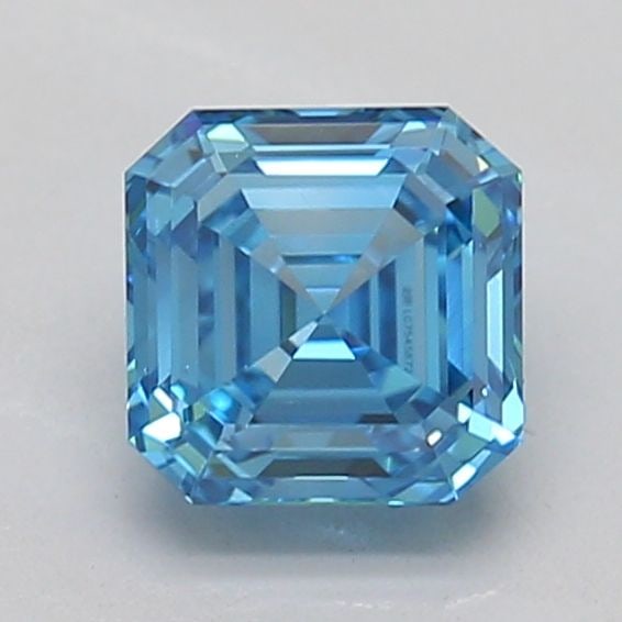 Loose Diamond - ASSCHER 0.88ct Fancy Vivid Blue VS2: Loose Diamond - ASSCHER 0.88ct Fancy Vivid Blue VS2 Source: This is a real non-mined Diamond that has been grown in a lab Shape: ASSCHER Carats: 0.88 Color: Fancy Vivid Blue Certification: IGI Video: