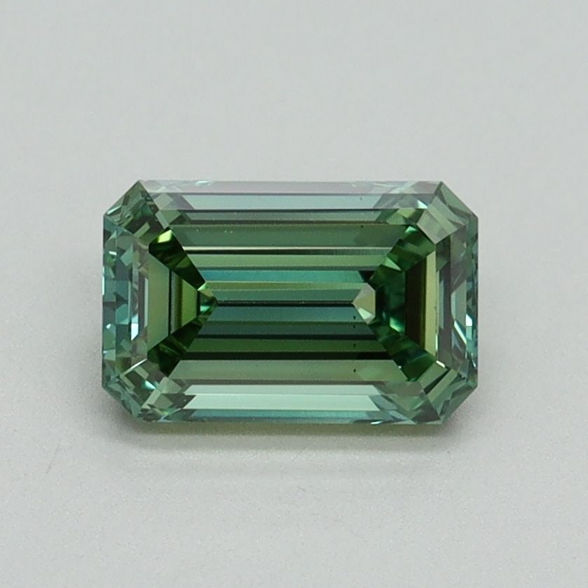 Loose Diamond - EMERALD 1.18ct Fancy Intense Green VS2 (1 of 1)