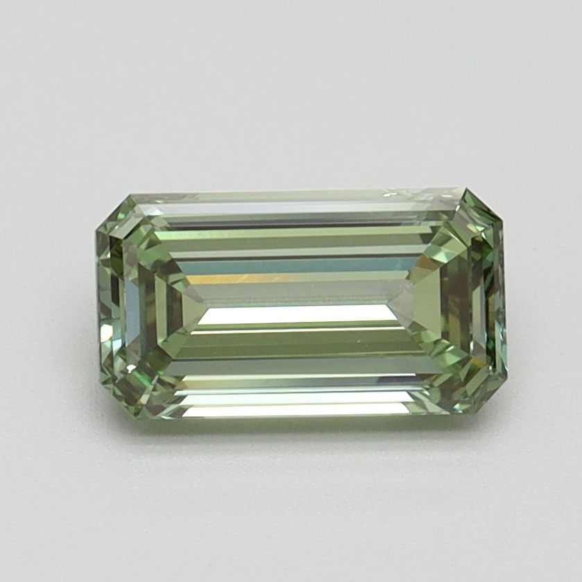Loose Diamond - EMERALD 1.0ct Fancy Intense Green VVS2: Loose Diamond - EMERALD 1.0ct Fancy Intense Green VVS2 Source: This is a real non-mined Diamond that has been grown in a lab Shape: EMERALD Carats: 1.0 Color: Fancy Intense Green Certification: IGI