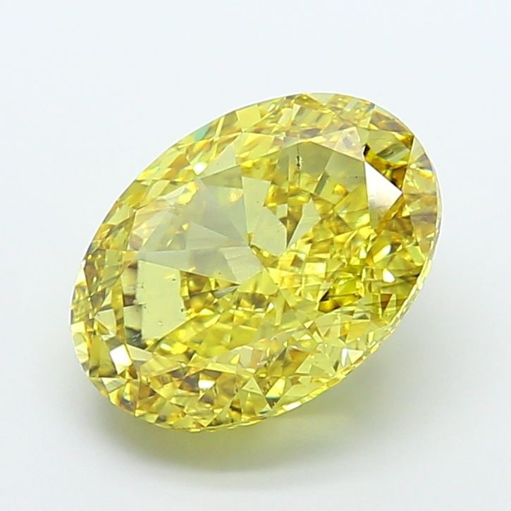 Loose Diamond - OVAL 9.05ct Fancy Intense Yellow SI2: Loose Diamond - OVAL 9.05ct Fancy Intense Yellow SI2 Source: This is a real non-mined Diamond that has been grown in a lab Shape: OVAL Carats: 9.05 Color: Fancy Intense Yellow Certification: IGI