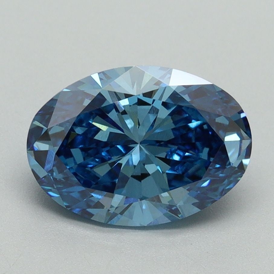 Loose Diamond - OVAL 2.01ct Fancy Vivid Blue VS1: Loose Diamond - OVAL 2.01ct Fancy Vivid Blue VS1 Source: This is a real non-mined Diamond that has been grown in a lab Shape: OVAL Carats: 2.01 Color: Fancy Vivid Blue Certification: IGI Video: