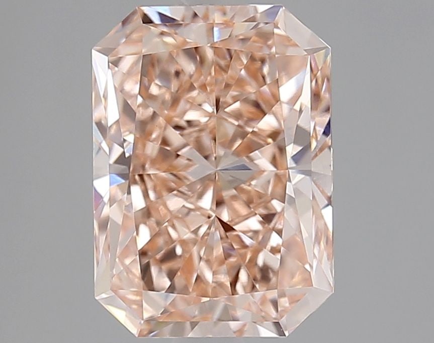Loose Diamond - RADIANT 2.97ct Fancy Vivid Pink VVS2: Loose Diamond - RADIANT 2.97ct Fancy Vivid Pink VVS2 Source: This is a real non-mined Diamond that has been grown in a lab Shape: RADIANT Carats: 2.97 Color: Fancy Vivid Pink Certification: IGI