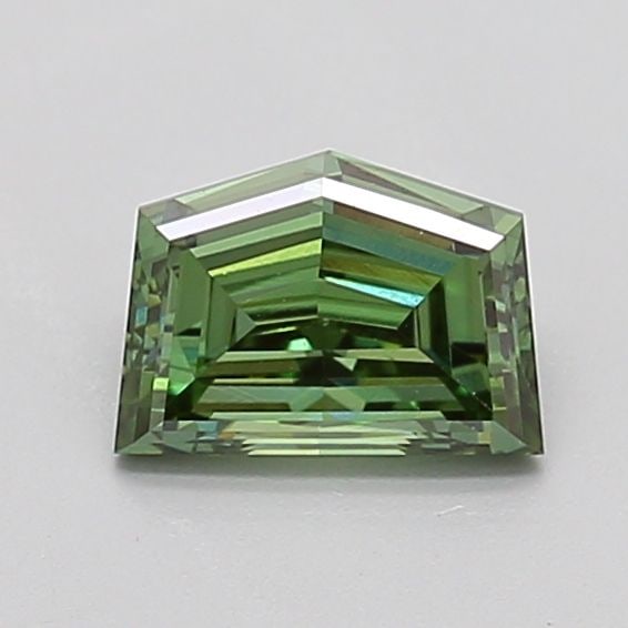 Loose Diamond - PENTAGONAL 0.72ct Fancy Vivid Green VS1: Loose Diamond - PENTAGONAL 0.72ct Fancy Vivid Green VS1 Source: This is a real non-mined Diamond that has been grown in a lab Shape: PENTAGONAL Carats: 0.72 Color: Fancy Vivid Green Certification: