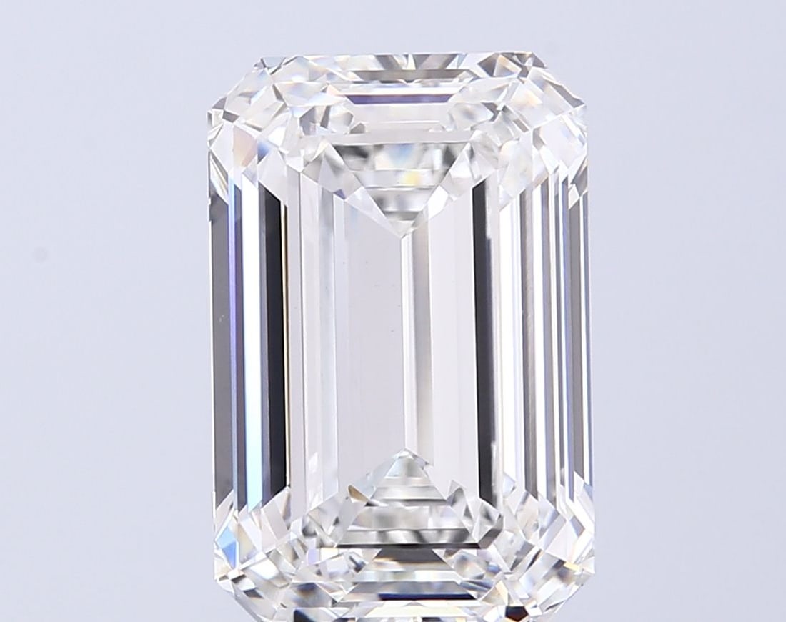 Loose Diamond - EMERALD 9.05ct F VVS2: Loose Diamond - EMERALD 9.05ct F VVS2 Source: This is a real non-mined Diamond that has been grown in a lab Shape: EMERALD Carats: 9.05 Color: F Clarity: VVS2 Certification: IGI Video: Video Link