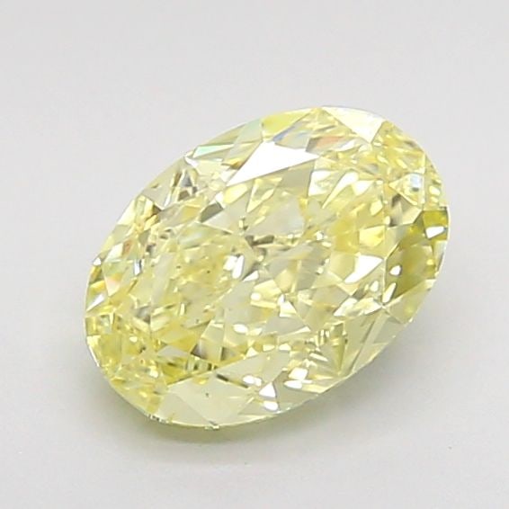 Loose Diamond - OVAL 1.02ct Fancy Light Yellow VS2: Loose Diamond - OVAL 1.02ct Fancy Light Yellow VS2 Source: This is a real non-mined Diamond that has been grown in a lab Shape: OVAL Carats: 1.02 Color: Fancy Light Yellow Certification: IGI Video: