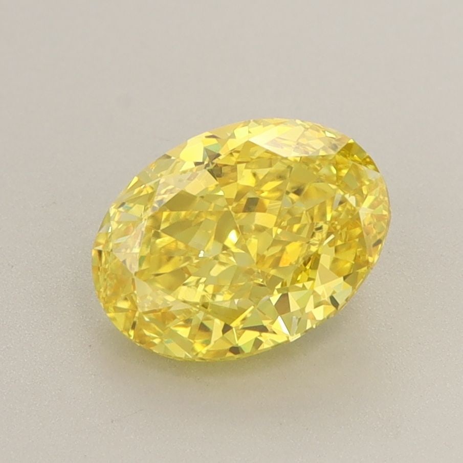 Loose Diamond - OVAL 1.84ct Fancy Vivid Yellow VS1: Loose Diamond - OVAL 1.84ct Fancy Vivid Yellow VS1 Source: This is a real non-mined Diamond that has been grown in a lab Shape: OVAL Carats: 1.84 Color: Fancy Vivid Yellow Certification: IGI Video: