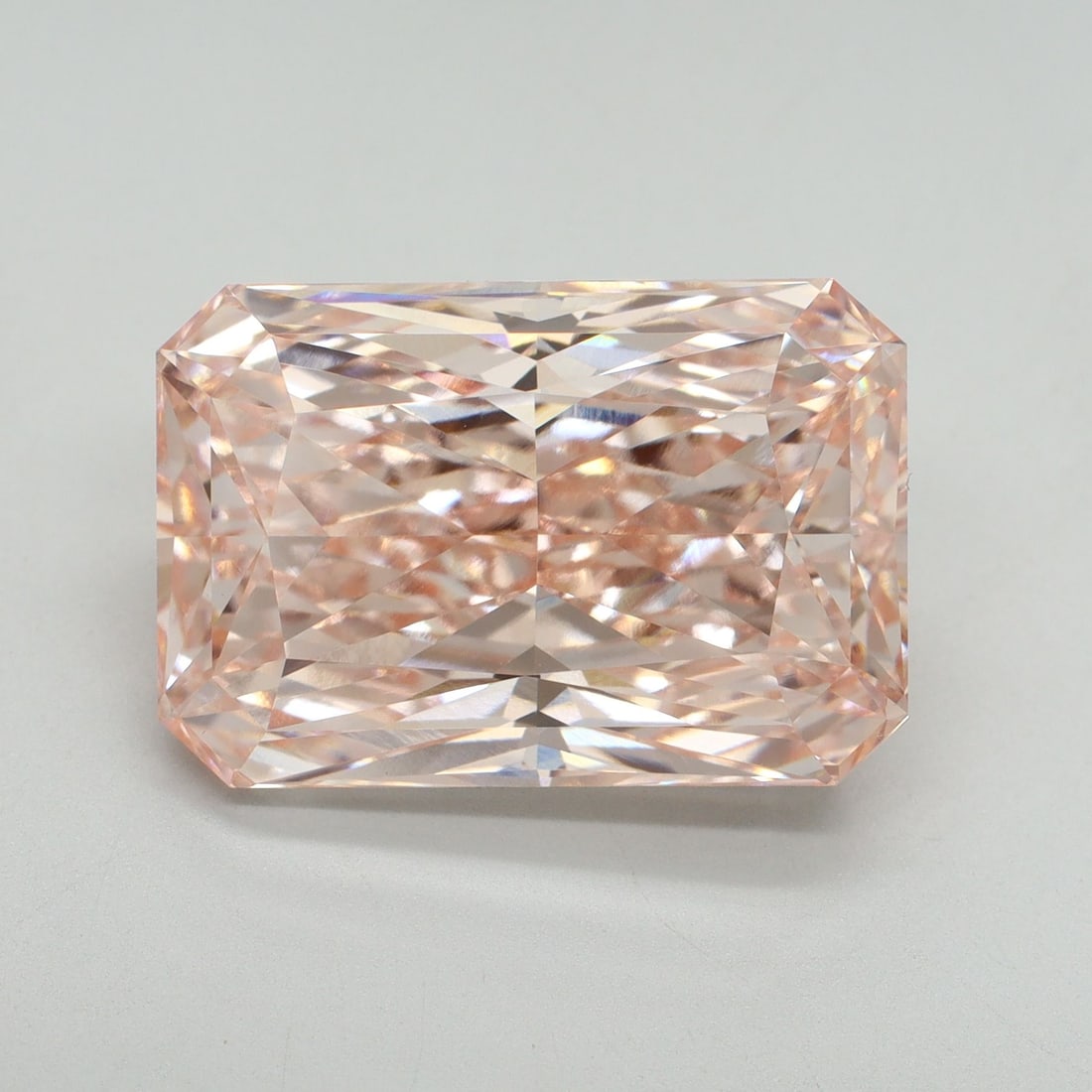 Loose Diamond - RADIANT 12.05ct Fancy Intense Pink VS1: Loose Diamond - RADIANT 12.05ct Fancy Intense Pink VS1 Source: This is a real non-mined Diamond that has been grown in a lab Shape: RADIANT Carats: 12.05 Color: Fancy Intense Pink Certification: IGI