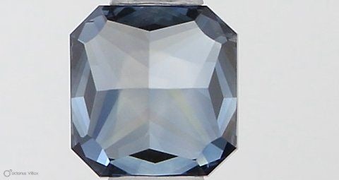 Loose Diamond - SQUARE RADIANT 0.4ct Fancy Deep Blue VS1 (1 of 1)