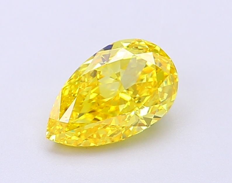 Loose Diamond - PEAR 1.19ct Fancy Vivid Yellow VVS2: Loose Diamond - PEAR 1.19ct Fancy Vivid Yellow VVS2 Source: This is a real non-mined Diamond that has been grown in a lab Shape: PEAR Carats: 1.19 Color: Fancy Vivid Yellow Certification: IGI Video: