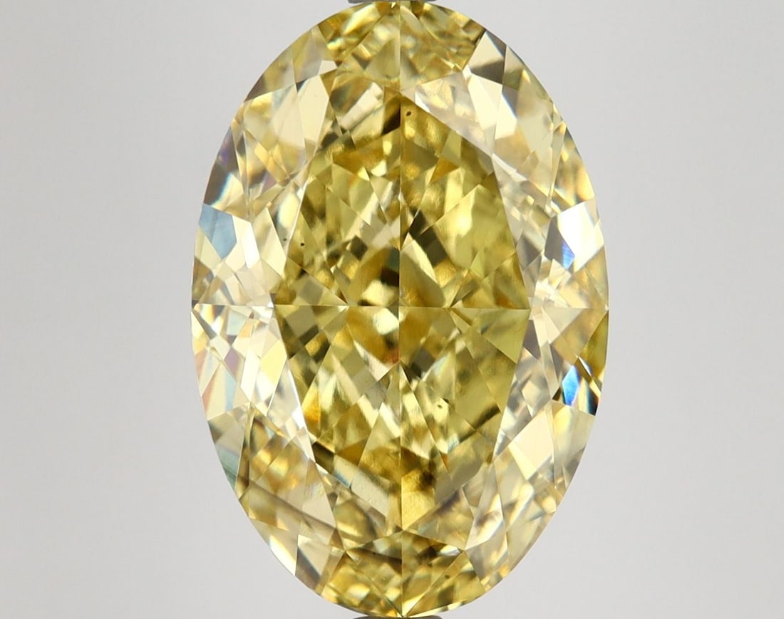 Loose Diamond - OVAL 8.02ct Fancy Vivid Yellow SI1: Loose Diamond - OVAL 8.02ct Fancy Vivid Yellow SI1 Source: This is a real non-mined Diamond that has been grown in a lab Shape: OVAL Carats: 8.02 Color: Fancy Vivid Yellow Certification: IGI Video: