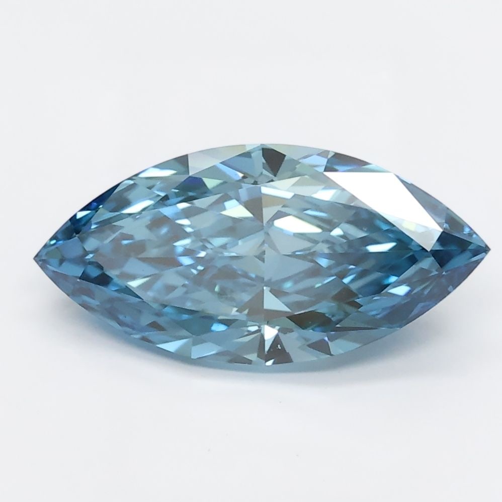 Loose Diamond - MARQUISE 1.77ct Blue VS1: Loose Diamond - MARQUISE 1.77ct Blue VS1 Source: This is a real non-mined Diamond that has been grown in a lab Shape: MARQUISE Carats: 1.77 Color: Blue Certification: NONE Video: Video Link