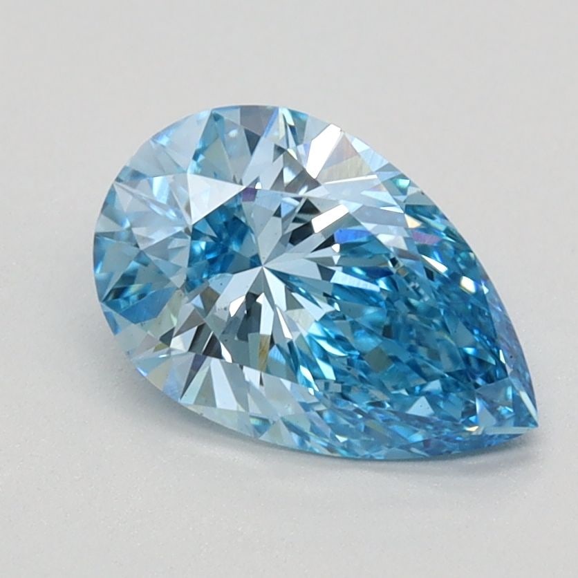 Loose Diamond - PEAR 1.09ct Fancy Vivid Blue VVS2: Loose Diamond - PEAR 1.09ct Fancy Vivid Blue VVS2 Source: This is a real non-mined Diamond that has been grown in a lab Shape: PEAR Carats: 1.09 Color: Fancy Vivid Blue Certification: IGI Video: