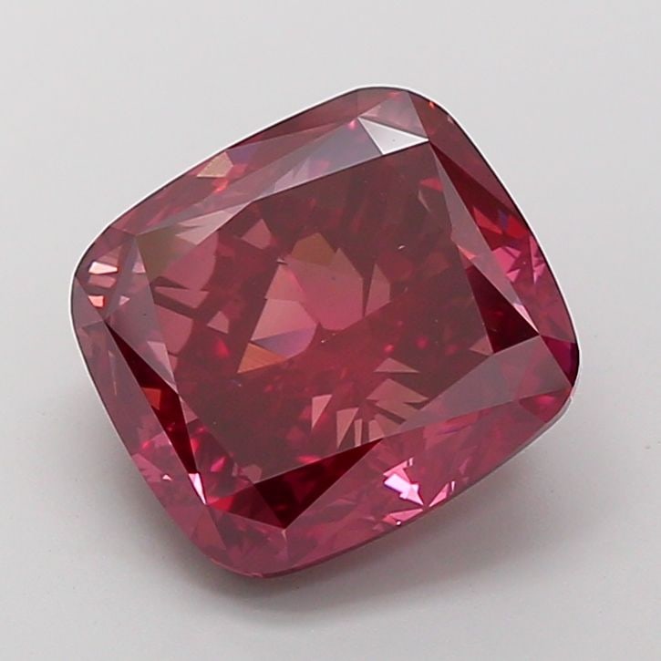Loose Diamond - CUSHION MODIFIED 8.05ct Fancy Deep Pink VS1: Loose Diamond - CUSHION MODIFIED 8.05ct Fancy Deep Pink VS1 Source: This is a real non-mined Diamond that has been grown in a lab Shape: CUSHION MODIFIED Carats: 8.05 Color: Fancy Deep Pink Certificat