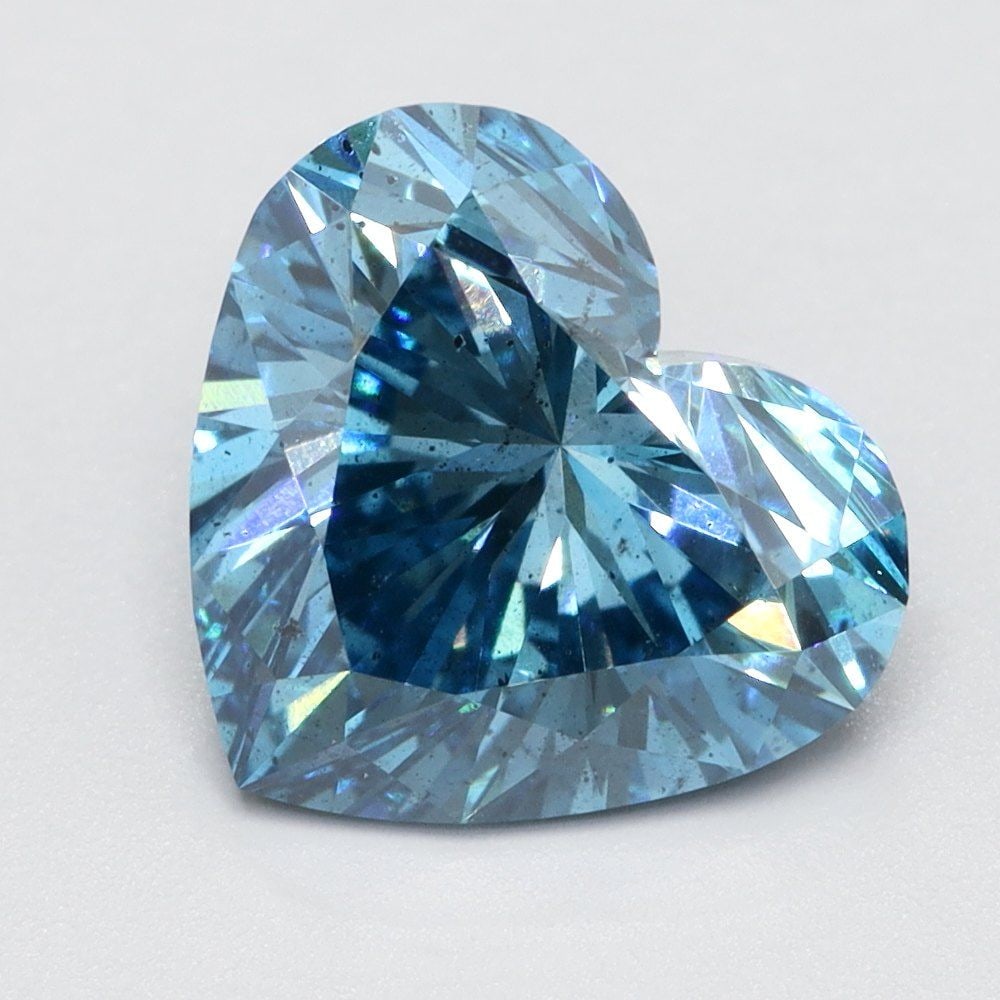Loose Diamond - HEART 1.52ct Fancy Vivid Blue SI2 (1 of 1)