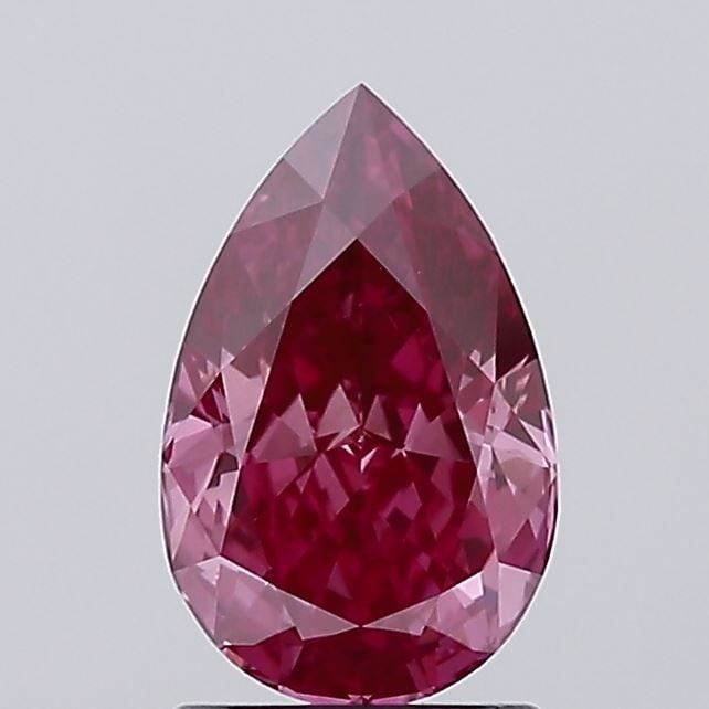 Loose Diamond - PEAR 1.55ct Fancy Vivid Pink VS2: Loose Diamond - PEAR 1.55ct Fancy Vivid Pink VS2 Source: This is a real non-mined Diamond that has been grown in a lab Shape: PEAR Carats: 1.55 Color: Fancy Vivid Pink Certification: IGI Video: