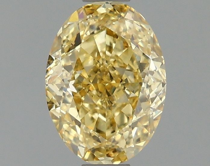 Loose Diamond - OVAL 1.1ct Fancy Intense Yellow VVS2: Loose Diamond - OVAL 1.1ct Fancy Intense Yellow VVS2 Source: This is a real non-mined Diamond that has been grown in a lab Shape: OVAL Carats: 1.1 Color: Fancy Intense Yellow Certification: IGI Video: