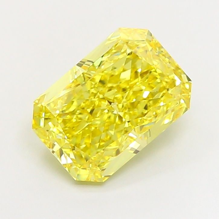 Loose Diamond - RADIANT 5.08ct Fancy Vivid Yellow VS1: Loose Diamond - RADIANT 5.08ct Fancy Vivid Yellow VS1 Source: This is a real non-mined Diamond that has been grown in a lab Shape: RADIANT Carats: 5.08 Color: Fancy Vivid Yellow Certification: IGI Vid
