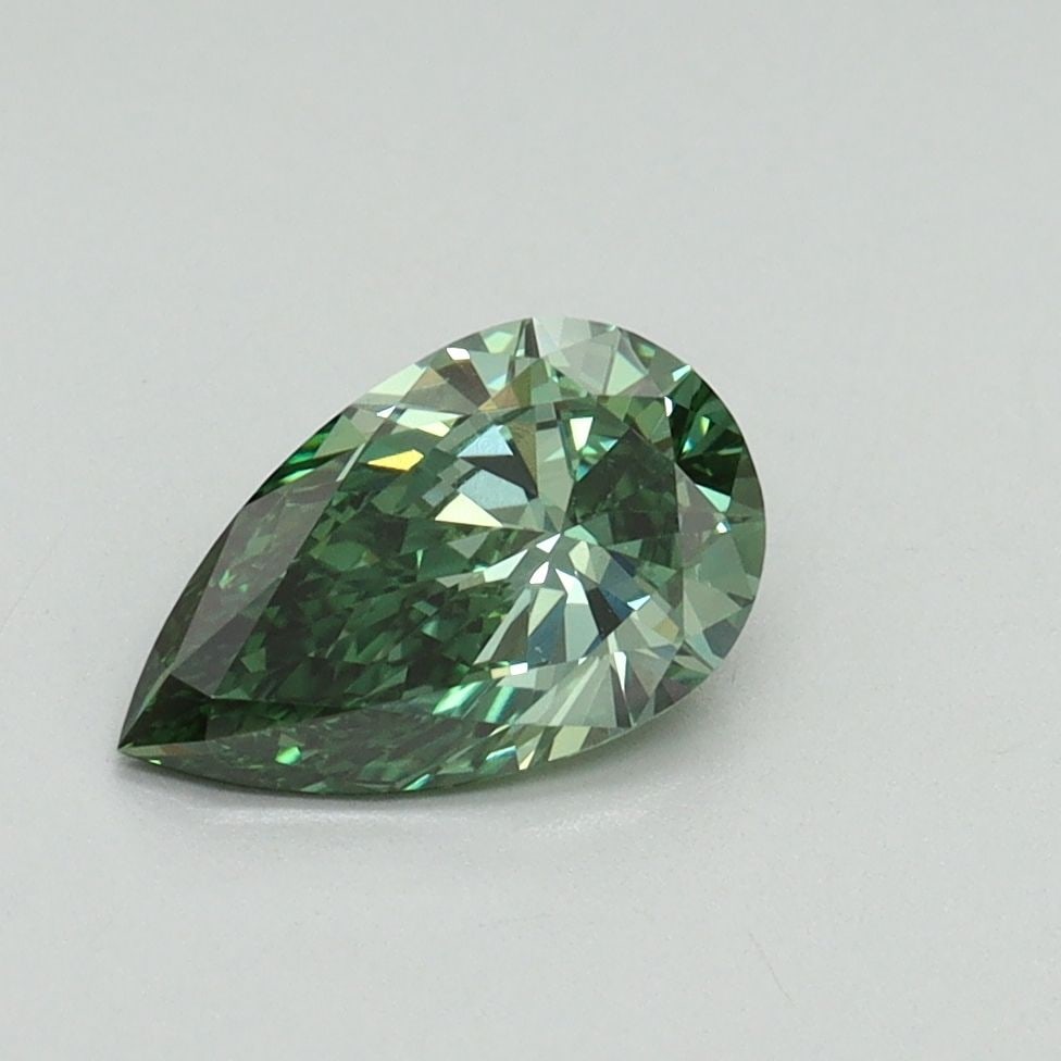 Loose Diamond - PEAR 0.86ct Fancy Vivid Green VVS2 (1 of 1)
