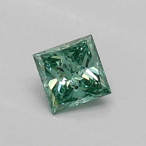 Loose Diamond - PRINCESS 0.16ct Fancy Vivid Green VS2 (1 of 1)