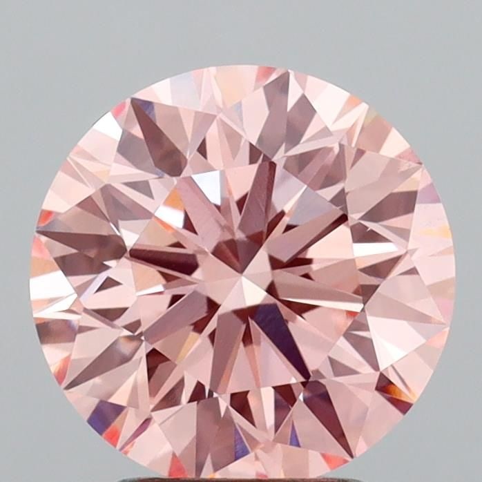 Loose Diamond - ROUND 3.02ct Fancy Intense Pink VS1: Loose Diamond - ROUND 3.02ct Fancy Intense Pink VS1 Source: This is a real non-mined Diamond that has been grown in a lab Shape: ROUND Carats: 3.02 Color: Fancy Intense Pink Certification: IGI