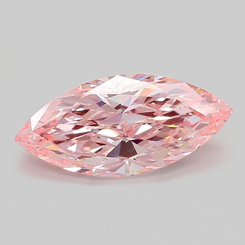 Loose Diamond - MARQUISE 2.01ct Fancy Vivid Pink VS1: Loose Diamond - MARQUISE 2.01ct Fancy Vivid Pink VS1 Source: This is a real non-mined Diamond that has been grown in a lab Shape: MARQUISE Carats: 2.01 Color: Fancy Vivid Pink Certification: IGI