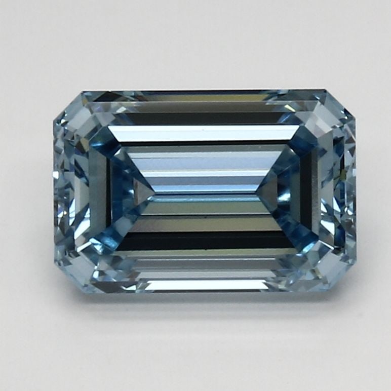 Loose Diamond - EMERALD 2.05ct Fancy Intense Blue VS1: Loose Diamond - EMERALD 2.05ct Fancy Intense Blue VS1 Source: This is a real non-mined Diamond that has been grown in a lab Shape: EMERALD Carats: 2.05 Color: Fancy Intense Blue Certification: IGI