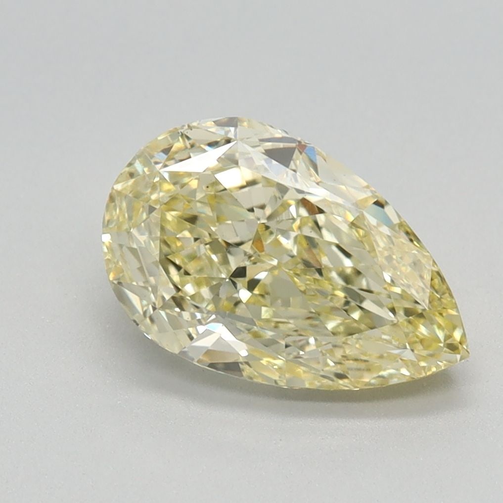 Loose Diamond - PEAR 1.63ct Fancy Intense Yellow VS1: Loose Diamond - PEAR 1.63ct Fancy Intense Yellow VS1 Source: This is a real non-mined Diamond that has been grown in a lab Shape: PEAR Carats: 1.63 Color: Fancy Intense Yellow Certification: IGI