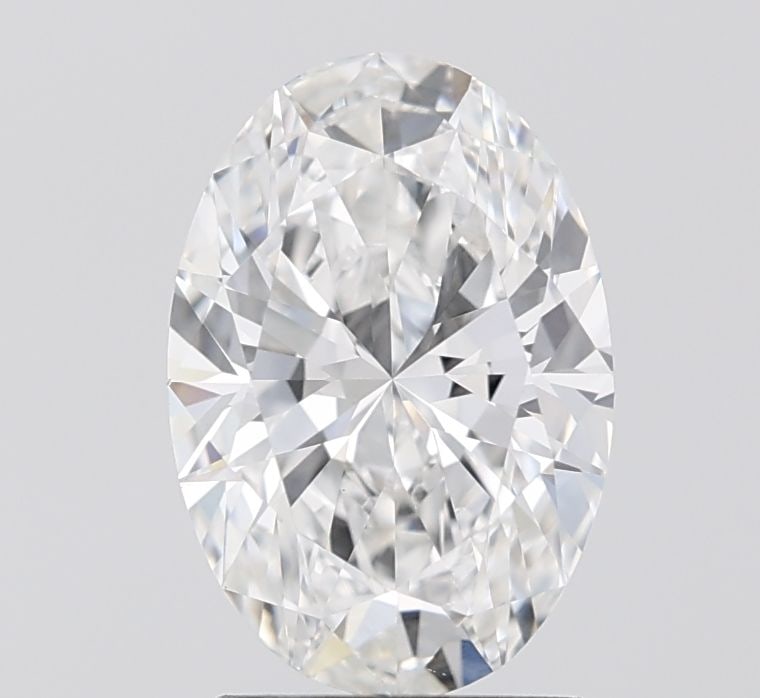 Loose Diamond - OVAL 2.08ct E VVS2: Loose Diamond - OVAL 2.08ct E VVS2 Source: This is a real non-mined Diamond that has been grown in a lab Shape: OVAL Carats: 2.08 Color: E Clarity: VVS2 Certification: IGI Video: