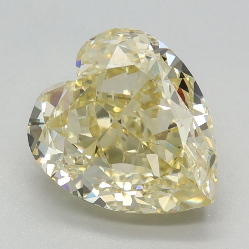 Loose Diamond - HEART 2.49ct Fancy Intense Yellow VVS2: Loose Diamond - HEART 2.49ct Fancy Intense Yellow VVS2 Source: This is a real non-mined Diamond that has been grown in a lab Shape: HEART Carats: 2.49 Color: Fancy Intense Yellow Certification: IGI Vi