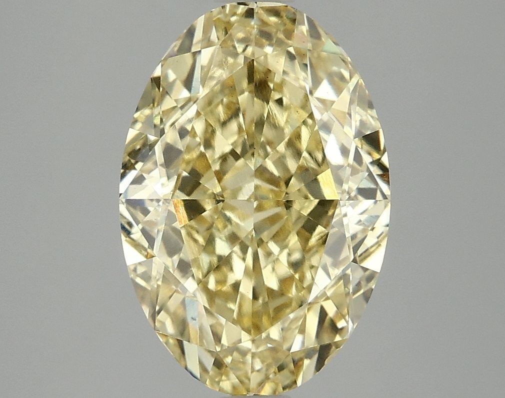 Loose Diamond - OVAL 4.08ct Fancy Intense Yellow VS2: Loose Diamond - OVAL 4.08ct Fancy Intense Yellow VS2 Source: This is a real non-mined Diamond that has been grown in a lab Shape: OVAL Carats: 4.08 Color: Fancy Intense Yellow Certification: IGI Video