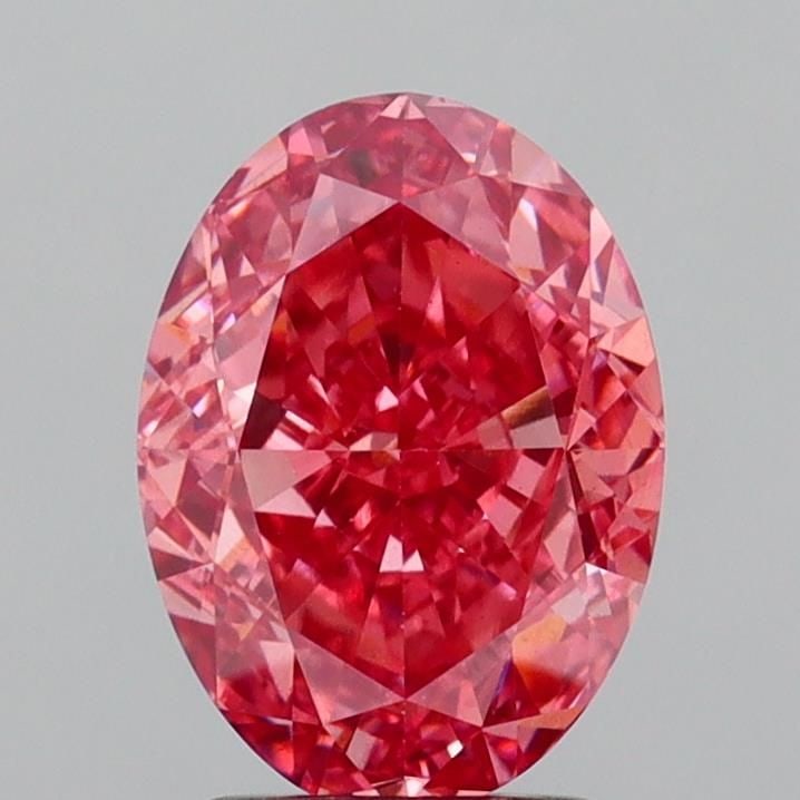 Loose Diamond - OVAL 3.03ct Fancy Vivid Pink VS1: Loose Diamond - OVAL 3.03ct Fancy Vivid Pink VS1 Source: This is a real non-mined Diamond that has been grown in a lab Shape: OVAL Carats: 3.03 Color: Fancy Vivid Pink Certification: IGI Video: