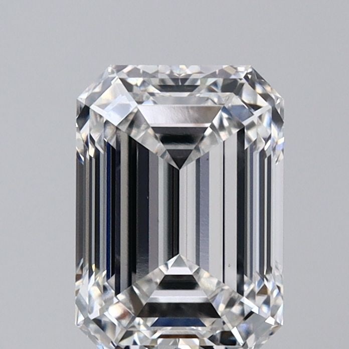 Loose Diamond - EMERALD 2.08ct E VS1: Loose Diamond - EMERALD 2.08ct E VS1 Source: This is a real non-mined Diamond that has been grown in a lab Shape: EMERALD Carats: 2.08 Color: E Clarity: VS1 Certification: IGI Video: