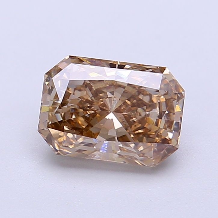 Loose Diamond - RADIANT 1.51ct Fancy Brown VS1: Loose Diamond - RADIANT 1.51ct Fancy Brown VS1 Source: This is a real non-mined Diamond that has been grown in a lab Shape: RADIANT Carats: 1.51 Color: Fancy Brown Certification: IGI Video: Video