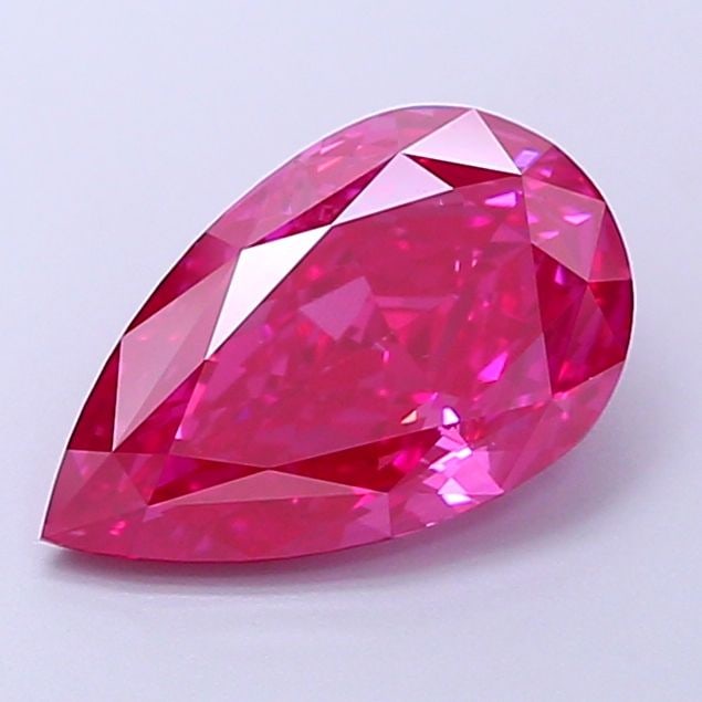 Loose Diamond - PEAR 2.26ct Fancy Vivid Pink VS1: Loose Diamond - PEAR 2.26ct Fancy Vivid Pink VS1 Source: This is a real non-mined Diamond that has been grown in a lab Shape: PEAR Carats: 2.26 Color: Fancy Vivid Pink Certification: IGI Video: