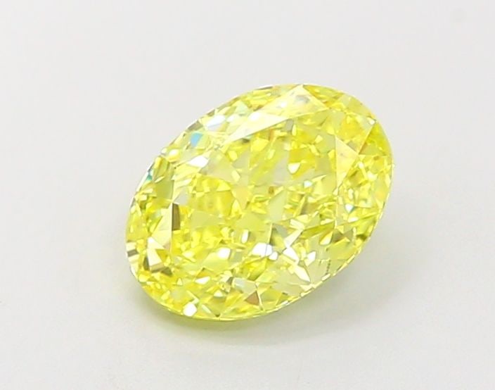 Loose Diamond - OVAL 1.19ct Fancy Vivid Yellow VVS2: Loose Diamond - OVAL 1.19ct Fancy Vivid Yellow VVS2 Source: This is a real non-mined Diamond that has been grown in a lab Shape: OVAL Carats: 1.19 Color: Fancy Vivid Yellow Certification: IGI Video: