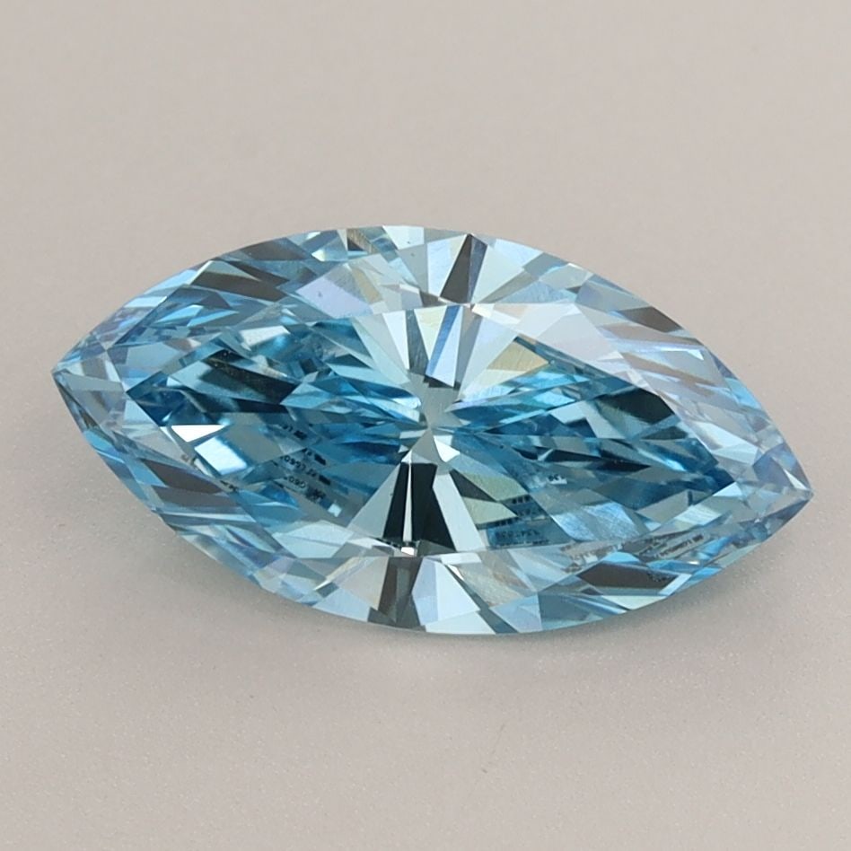 Loose Diamond - MARQUISE 1.76ct Fancy Vivid Blue VS1: Loose Diamond - MARQUISE 1.76ct Fancy Vivid Blue VS1 Source: This is a real non-mined Diamond that has been grown in a lab Shape: MARQUISE Carats: 1.76 Color: Fancy Vivid Blue Certification: IGI