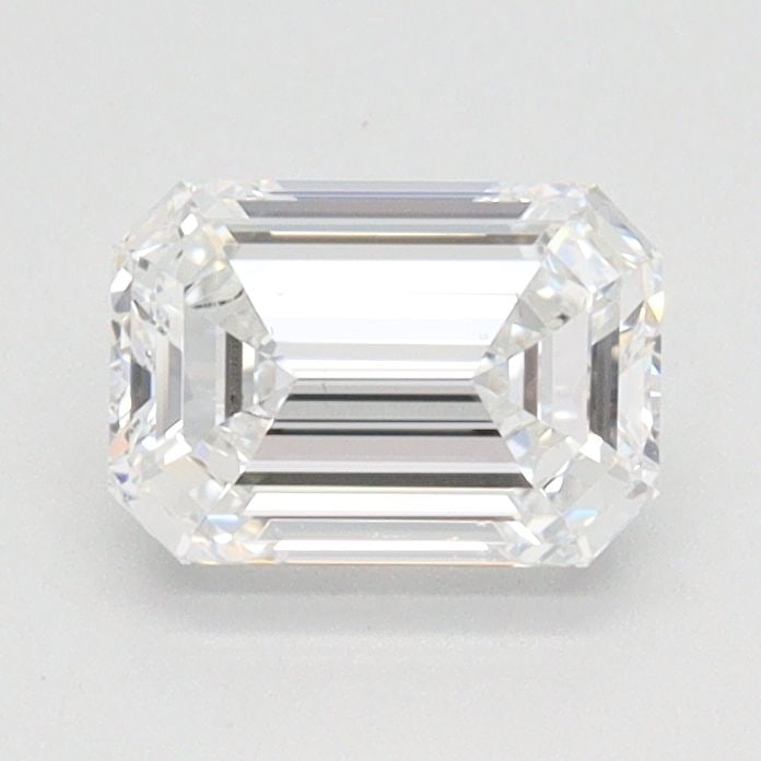 Loose Diamond - EMERALD 0.9ct E VS2: Loose Diamond - EMERALD 0.9ct E VS2 Source: This is a real non-mined Diamond that has been grown in a lab Shape: EMERALD Carats: 0.9 Color: E Clarity: VS2 Certification: IGI Video: