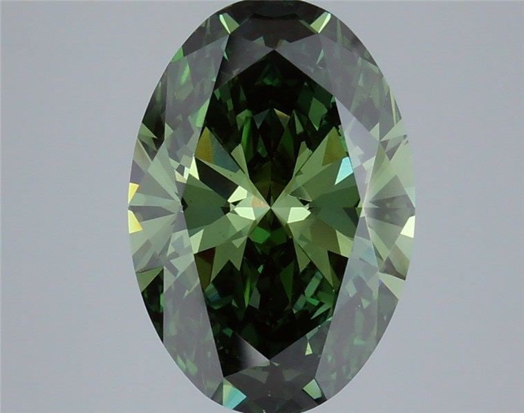 Loose Diamond - OVAL 5.16ct Fancy Vivid Green VS1: Loose Diamond - OVAL 5.16ct Fancy Vivid Green VS1 Source: This is a real non-mined Diamond that has been grown in a lab Shape: OVAL Carats: 5.16 Color: Fancy Vivid Green Certification: IGI Video: