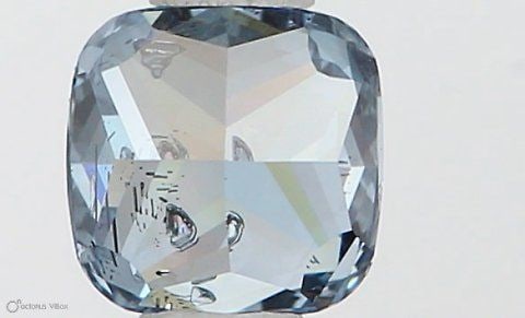 Loose Diamond - CUSHION MODIFIED 0.4ct Fancy Intense Blue I1: Loose Diamond - CUSHION MODIFIED 0.4ct Fancy Intense Blue I1 Source: This is a real non-mined Diamond that has been grown in a lab Shape: CUSHION MODIFIED Carats: 0.4 Color: Fancy Intense Blue