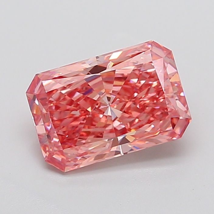 Loose Diamond - RADIANT 3.53ct Fancy Vivid Pink VS2: Loose Diamond - RADIANT 3.53ct Fancy Vivid Pink VS2 Source: This is a real non-mined Diamond that has been grown in a lab Shape: RADIANT Carats: 3.53 Color: Fancy Vivid Pink Certification: IGI 