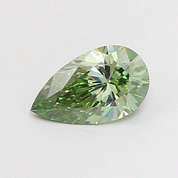 Loose Diamond - PEAR 0.84ct Fancy Vivid Green VS1: Loose Diamond - PEAR 0.84ct Fancy Vivid Green VS1 Source: This is a real non-mined Diamond that has been grown in a lab Shape: PEAR Carats: 0.84 Color: Fancy Vivid Green Certification: IGI Video: