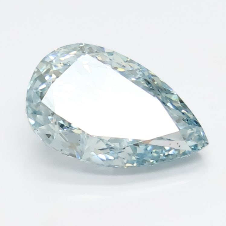 Loose Diamond - PEAR 1.77ct Fancy Intense Blue Green VS2: Loose Diamond - PEAR 1.77ct Fancy Intense Blue Green VS2 Source: This is a real non-mined Diamond that has been grown in a lab Shape: PEAR Carats: 1.77 Color: Fancy Intense Blue Green Certification: