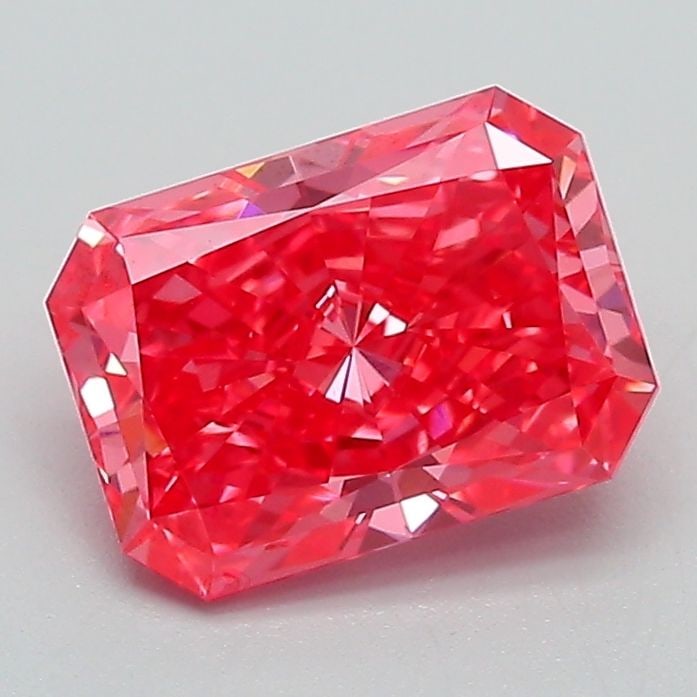 Loose Diamond - RADIANT 1.51ct Fancy Vivid Pink VS1: Loose Diamond - RADIANT 1.51ct Fancy Vivid Pink VS1 Source: This is a real non-mined Diamond that has been grown in a lab Shape: RADIANT Carats: 1.51 Color: Fancy Vivid Pink Certification: IGI
