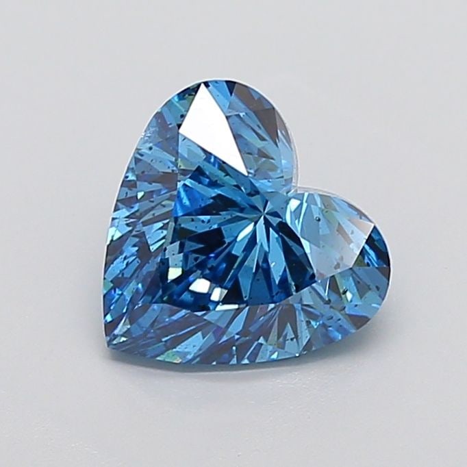 Loose Diamond - HEART 3.0ct Fancy Vivid Blue SI2: Loose Diamond - HEART 3.0ct Fancy Vivid Blue SI2 Source: This is a real non-mined Diamond that has been grown in a lab Shape: HEART Carats: 3.0 Color: Fancy Vivid Blue Certification: NONE 