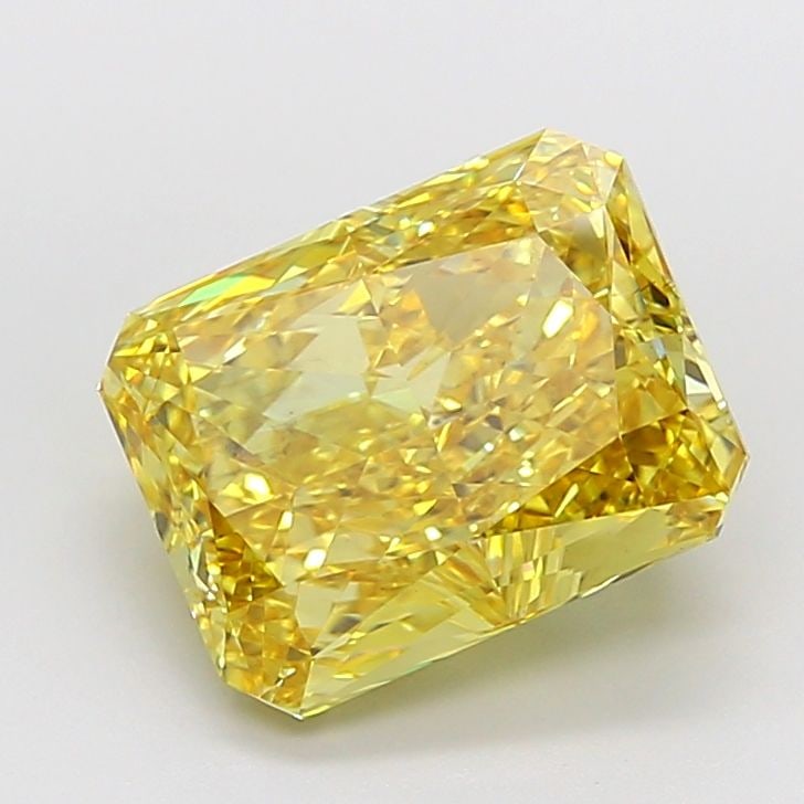 Loose Diamond - RADIANT 8.05ct Fancy Vivid Yellow VS2: Loose Diamond - RADIANT 8.05ct Fancy Vivid Yellow VS2 Source: This is a real non-mined Diamond that has been grown in a lab Shape: RADIANT Carats: 8.05 Color: Fancy Vivid Yellow Certification: IGI Vid