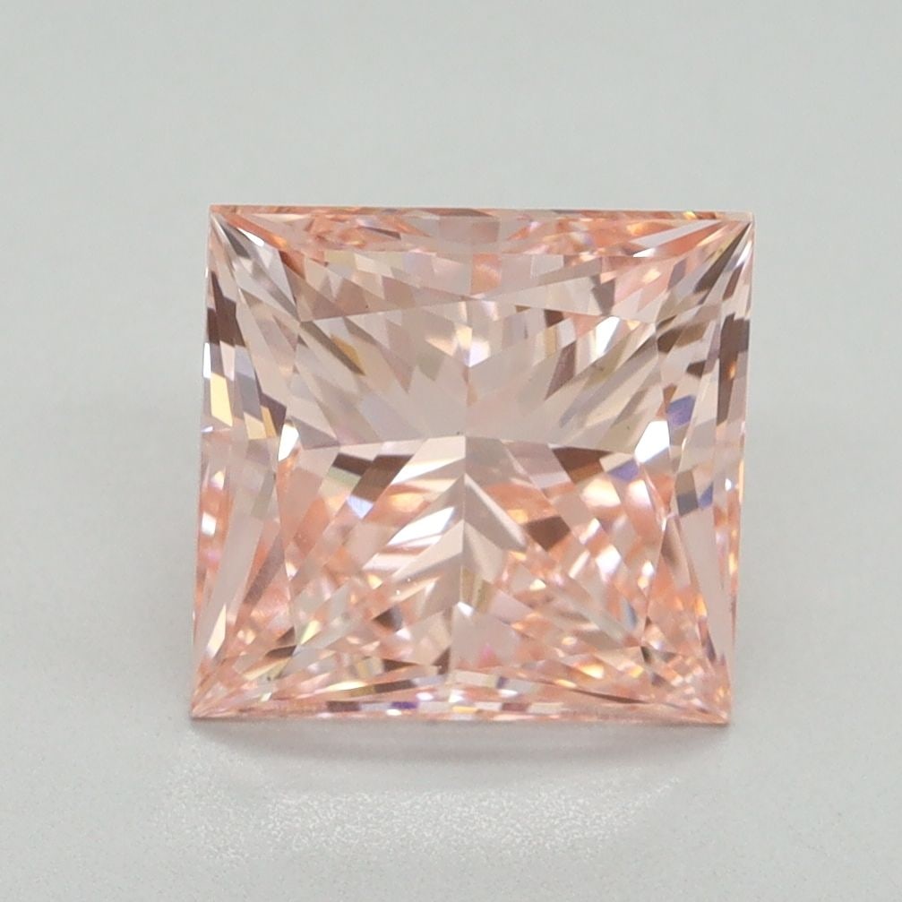 Loose Diamond - PRINCESS 3.06ct Fancy Intense Pink VS1: Loose Diamond - PRINCESS 3.06ct Fancy Intense Pink VS1 Source: This is a real non-mined Diamond that has been grown in a lab Shape: PRINCESS Carats: 3.06 Color: Fancy Intense Pink Certification: IGI V