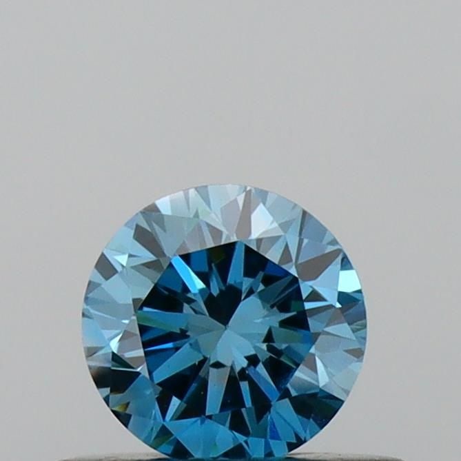 Loose Diamond - ROUND 0.34ct Fancy Vivid Blue VVS2: Loose Diamond - ROUND 0.34ct Fancy Vivid Blue VVS2 Source: This is a real non-mined Diamond that has been grown in a lab Shape: ROUND Carats: 0.34 Color: Fancy Vivid Blue Certification: IGI Video: