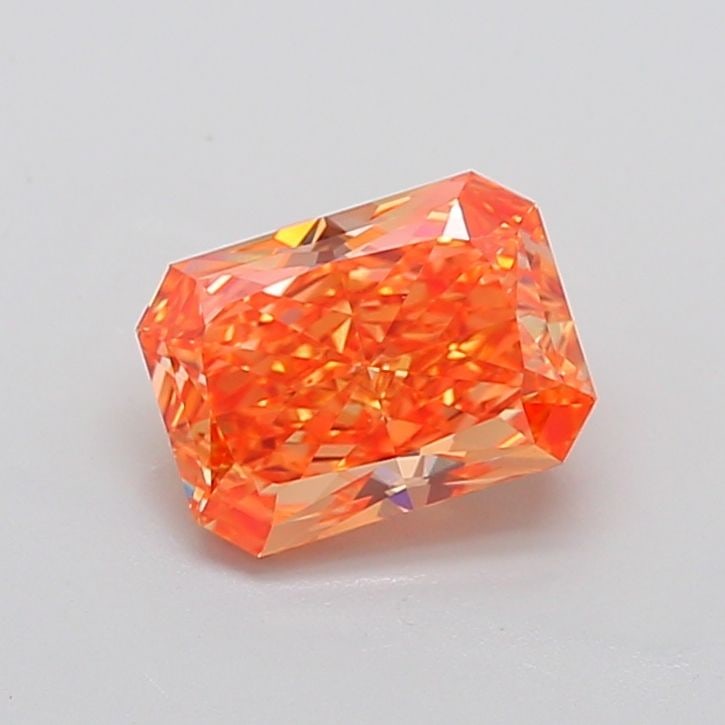 Loose Diamond - RADIANT 2.74ct Fancy Vivid Pink Orange VS1: Loose Diamond - RADIANT 2.74ct Fancy Vivid Pink Orange VS1 Source: This is a real non-mined Diamond that has been grown in a lab Shape: RADIANT Carats: 2.74 Color: Fancy Vivid Pink Orange Certificatio